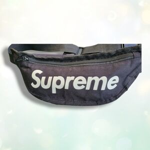 Supreme Classic Waist Black Sling Belt Bag
